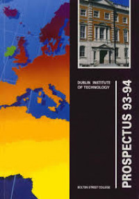 Image of Bolton of Higher Education : Prospectus Entry 1992