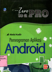 Image of From Zero To a Pro: Pemrograman Aplikasi Android