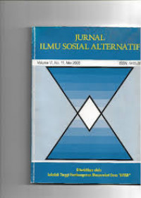 Image of JURNAL ILMU SOSIAL ALTERNATIF VOL VIII, NO 2, DESEMBER 2007