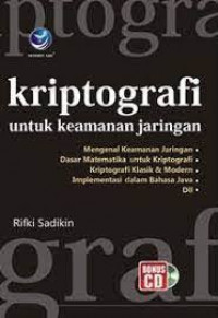 Image of Kriptografi untuk Keamanan Jaringan